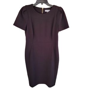 Calvin Klein Black Short Sleeve Dress